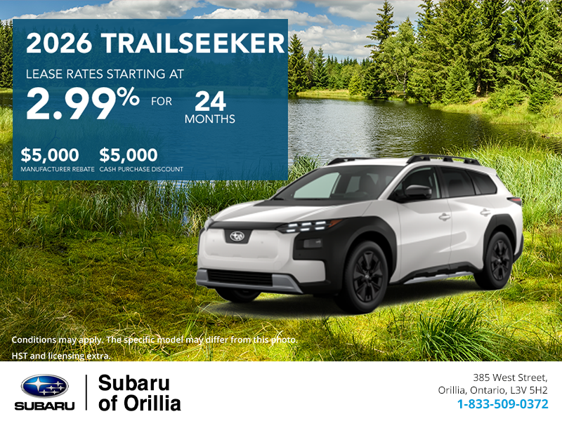 Get the 2026 Subaru Trailseeker Today!