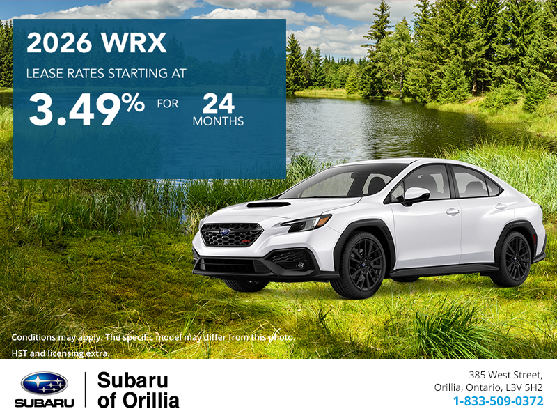 Get the 2026 Subaru WRX Today!