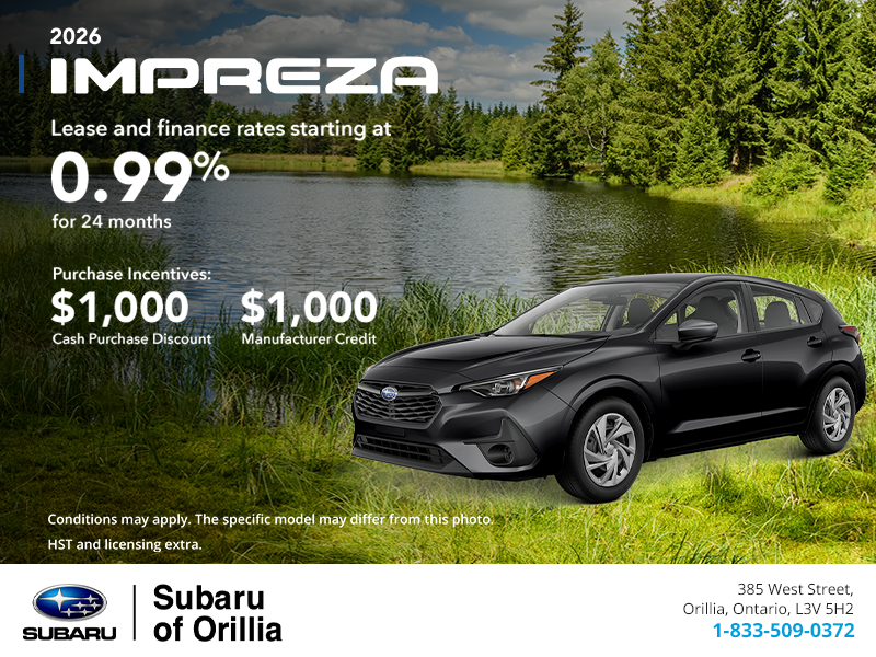 2026 Subaru Impreza 5-door