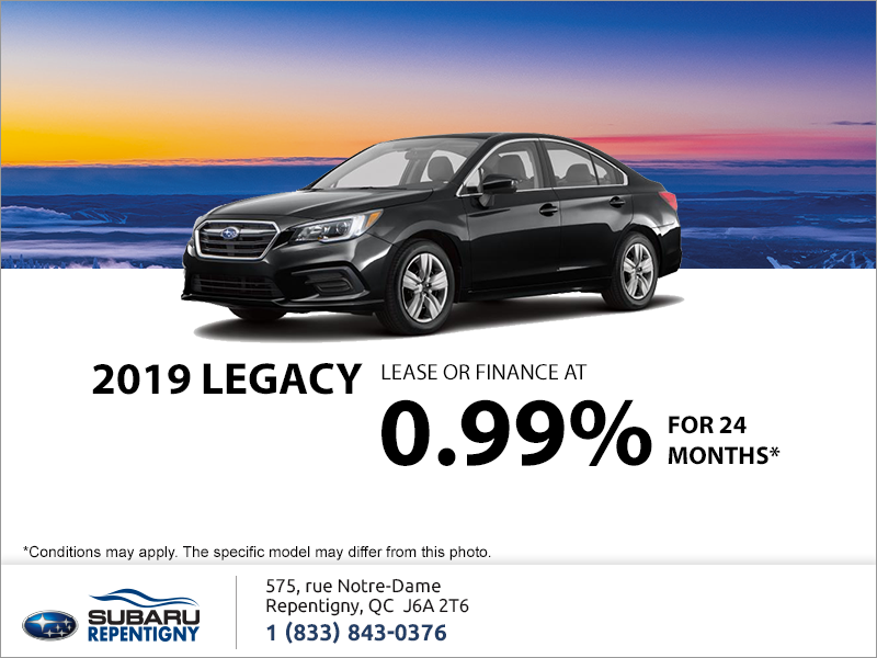 Get the 2019 Legacy today!