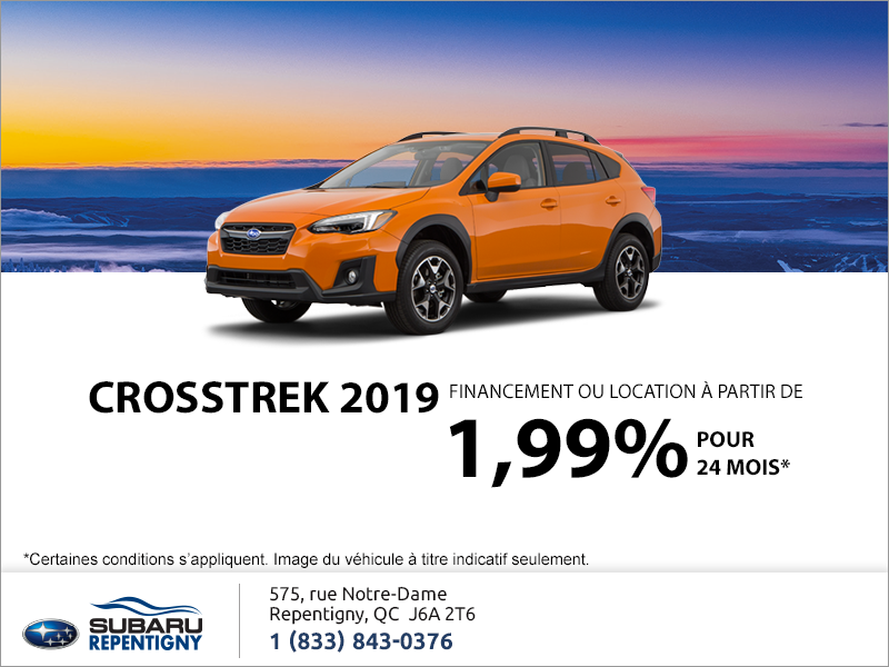 Procurez-vous la Subaru Crosstrek 2019!