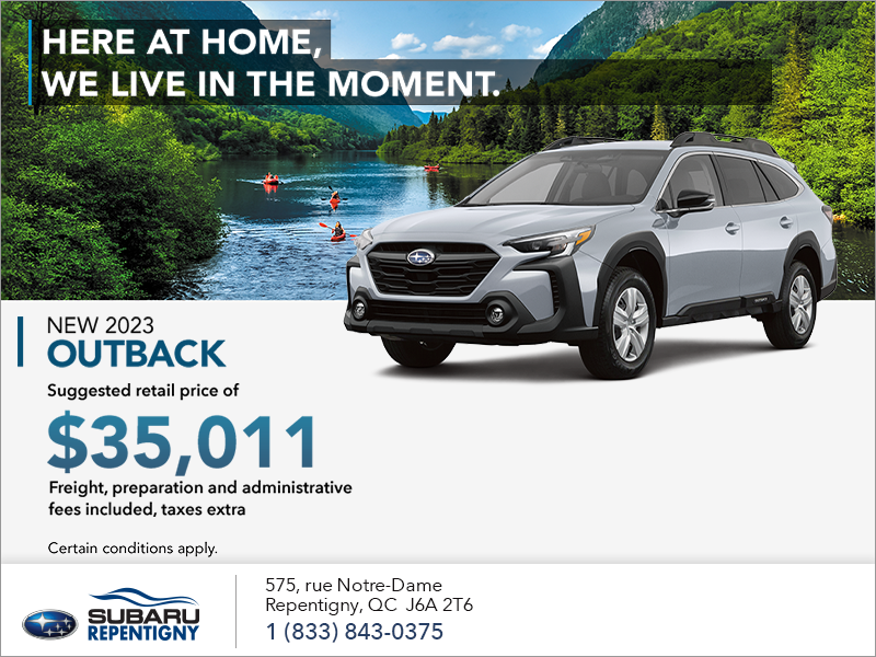Get the 2023 Outback today!