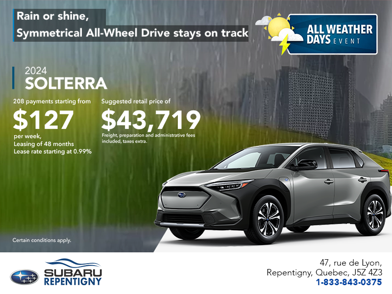 Get the 2024 Solterra today!