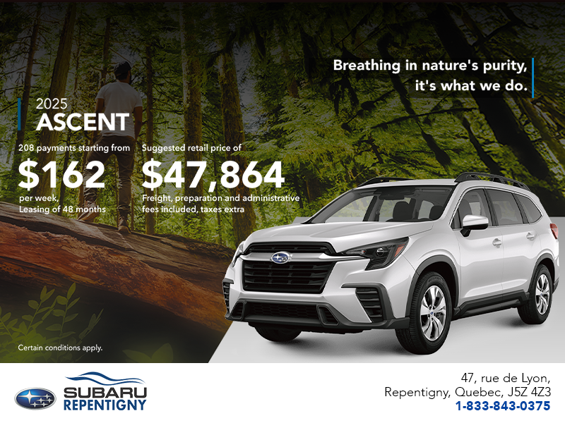 Get the 2025 Ascent today!
