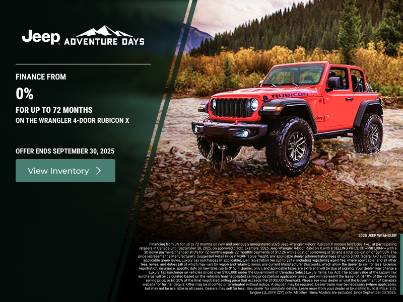 Get the 2025 Jeep Wrangler!