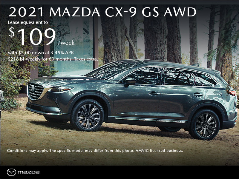 Sundance Mazda In Edmonton Get The 2021 Mazda Cx 9 Today