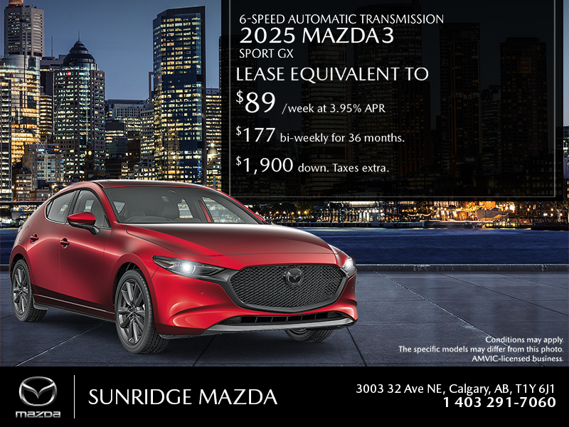 Get the 2025 Mazda 3 Sport