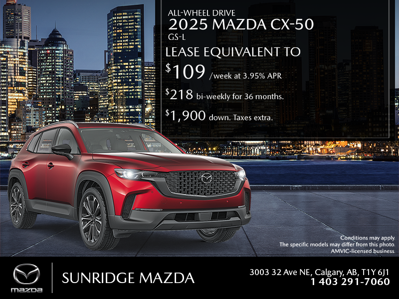 Get the 2025 Mazda CX-50