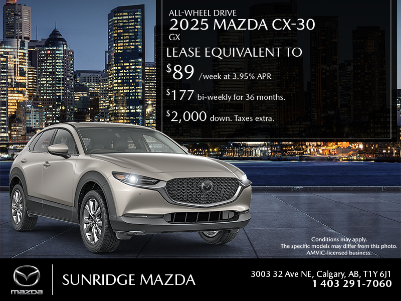 Get the 2025 Mazda CX-30