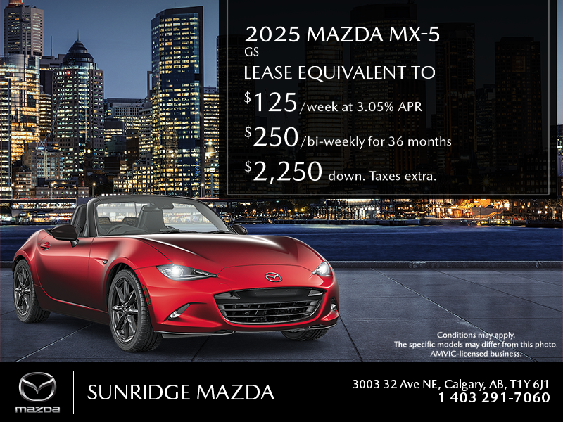 Get the 2025 Mazda MX-5