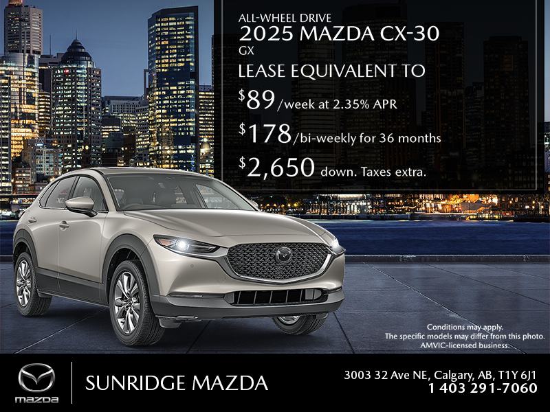 Get the 2025 Mazda CX-30