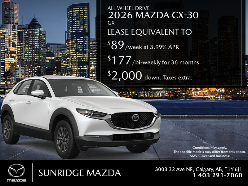 Get the 2026 Mazda CX-30