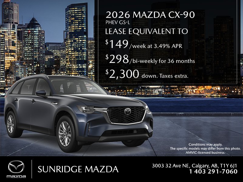 Get the 2026 Mazda CX-90 Plug-In Hybrid