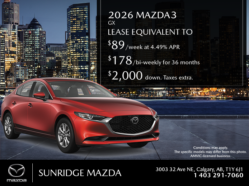 Get the 2026 Mazda3