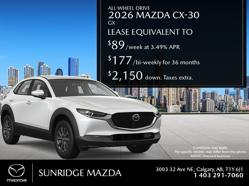 Get the 2026 Mazda CX-30
