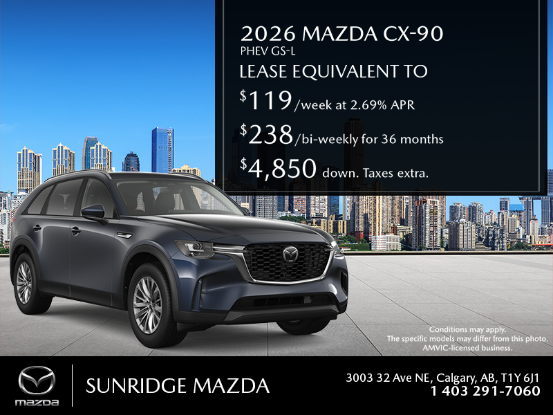 Get the 2026 Mazda CX-90 Plug-In Hybrid