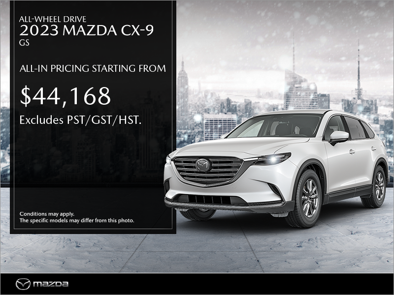 Get the 2023 Mazda CX-9 Today!