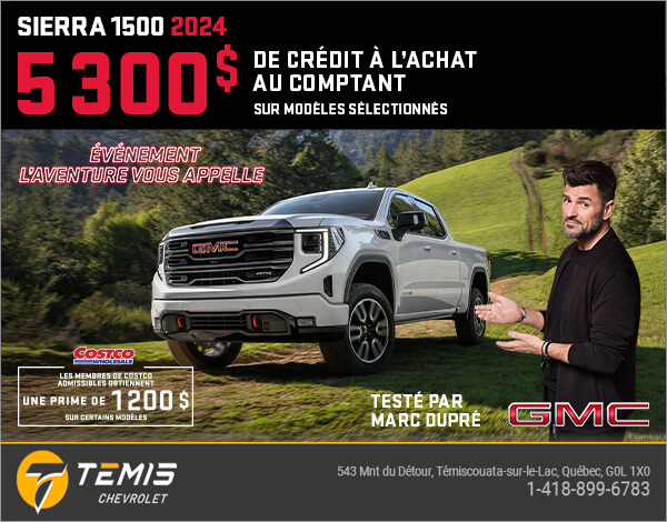 Le GMC Sierra 1500 2024