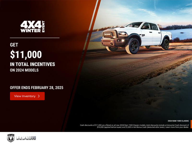 Get the 2024 RAM 1500 Classic