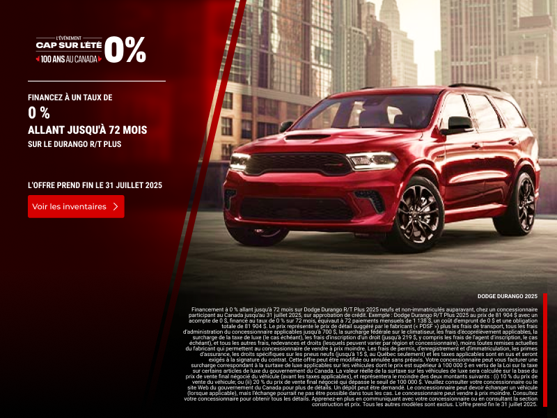 L'événement mensuel Dodge