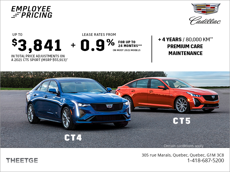 Cadillac Employee Pricing Event