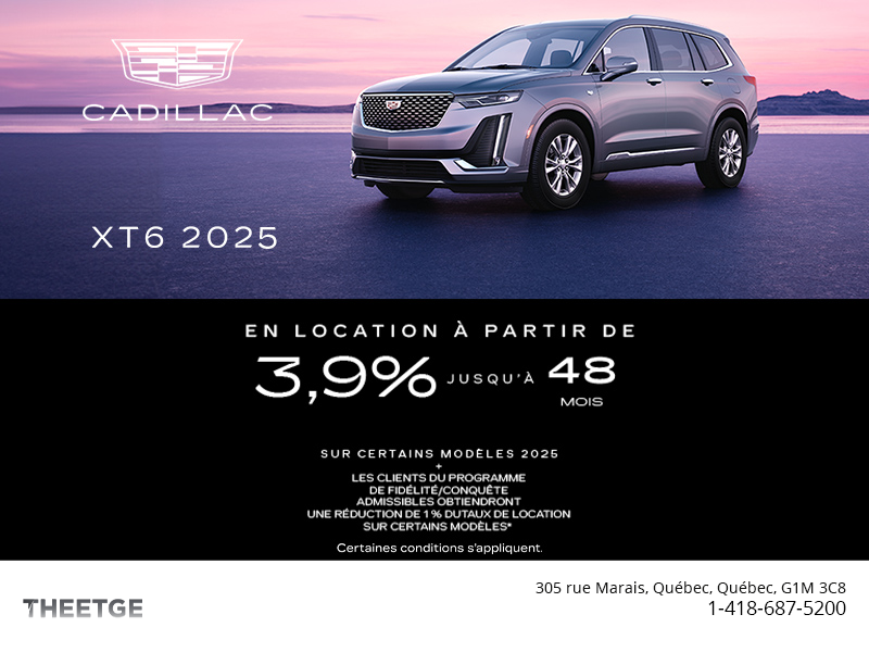 Cadillac XT6 2025