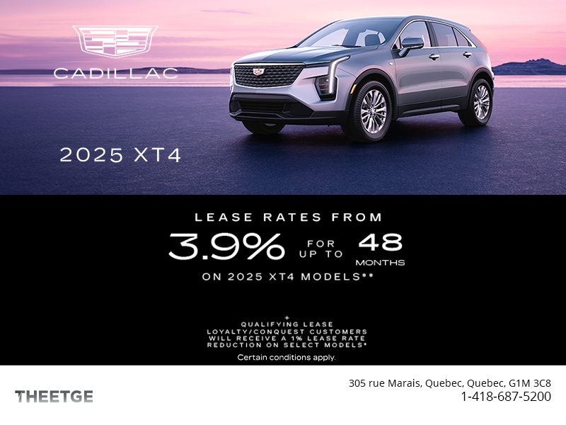 2025 Cadillac XT4