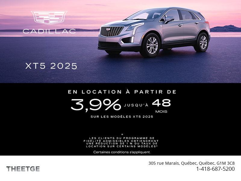 Cadillac XT5 2025