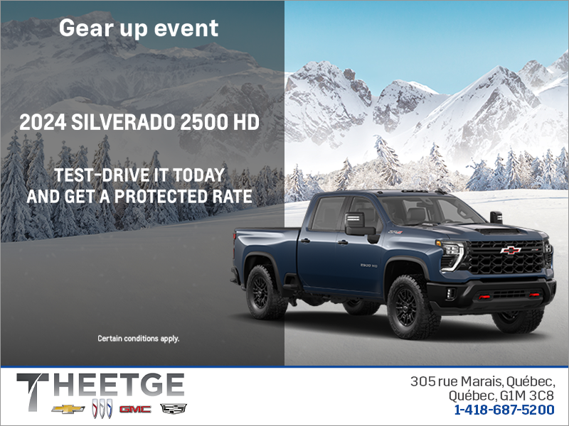 Get the 2024 Chevrolet Silverado HD