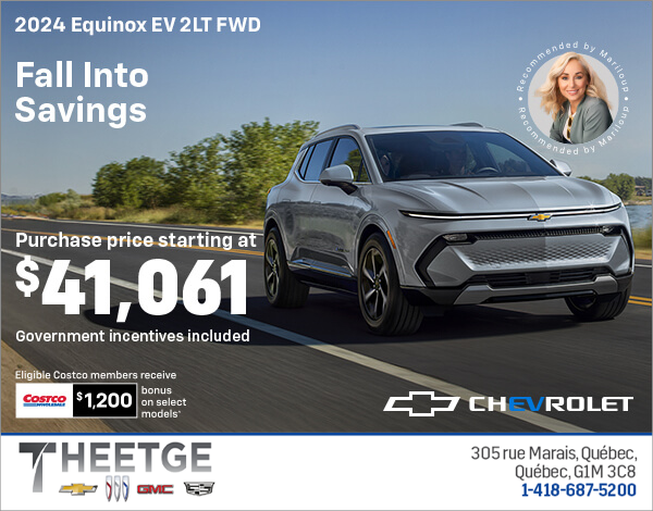 Get the 2024 Chevrolet Equinox EV