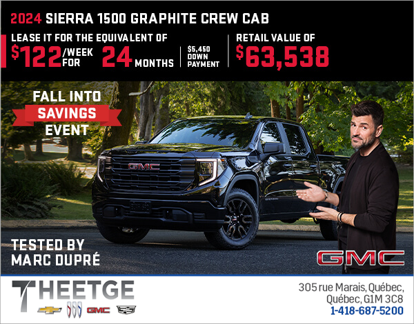 The 2024 GMC Sierra 1500 Graphite