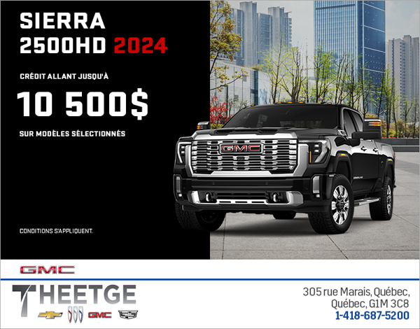 Le GMC Sierra 2500HD 2024