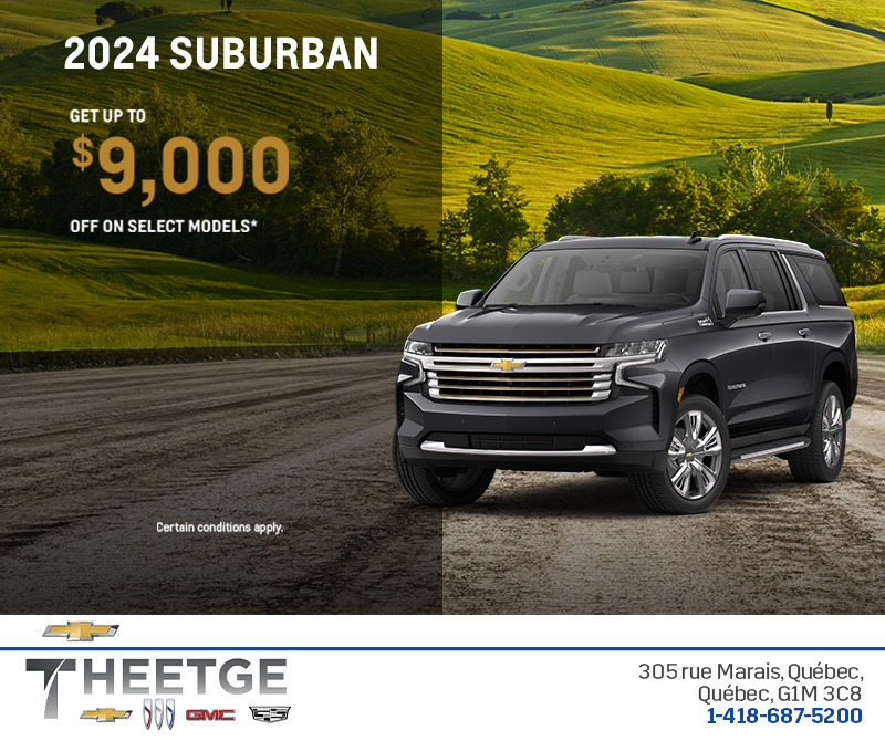 Get the 2024 Chevrolet Suburban