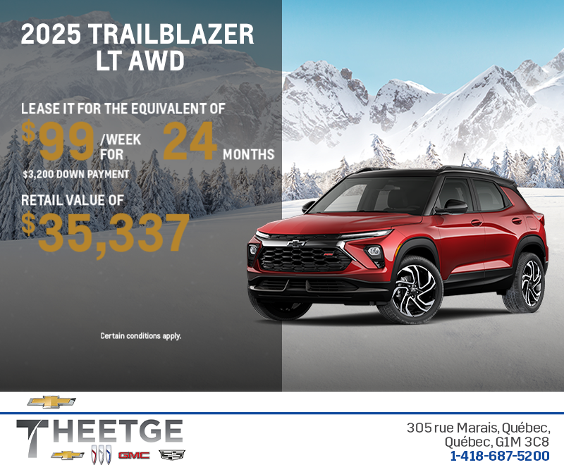 Get the 2024 Chevrolet Trailblazer LT AWD