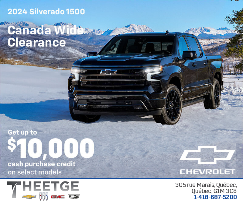 Get the 2024 Chevrolet Silverado 1500