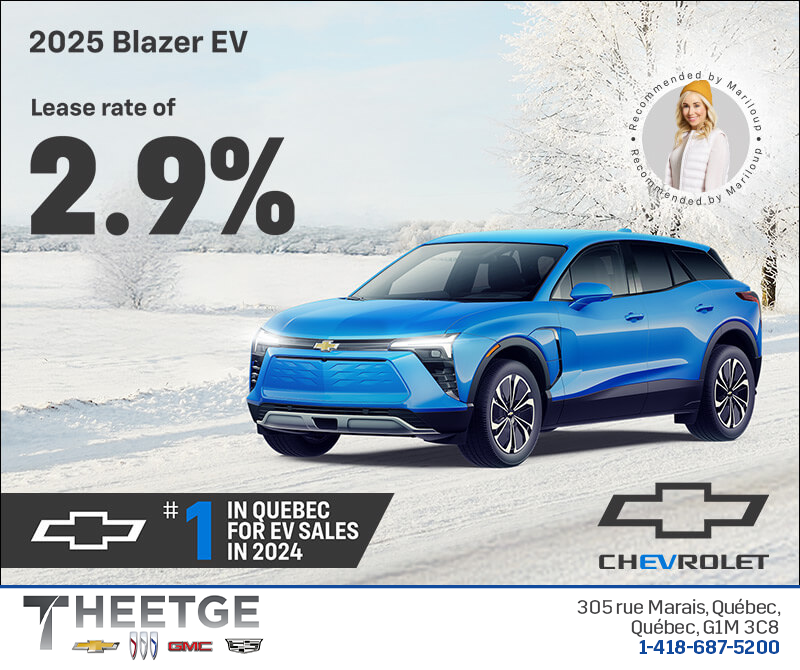 Get the 2025 Chevrolet Blazer EV