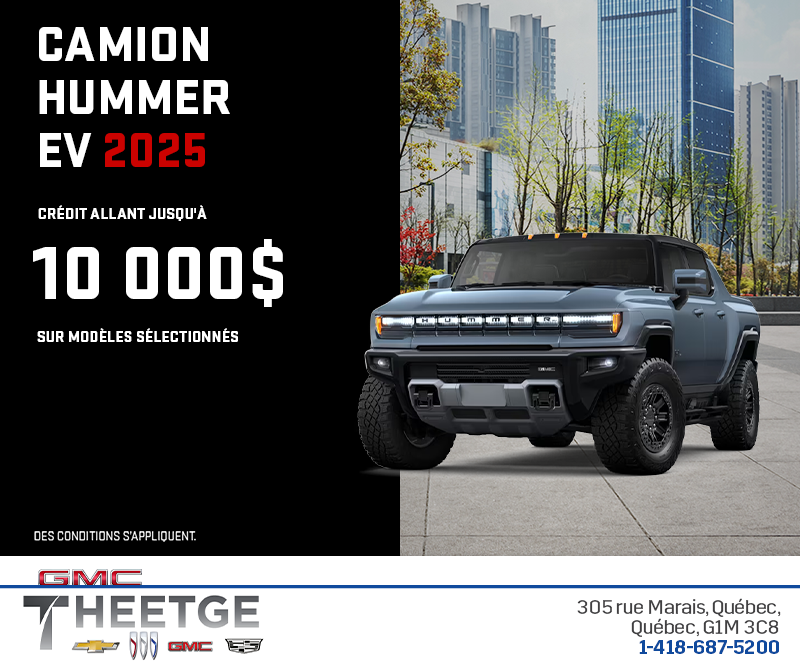 Le GMC Camion Hummer EV 2025