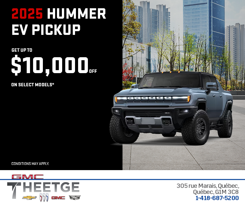 The 2025 GMC Hummer EV Pickup