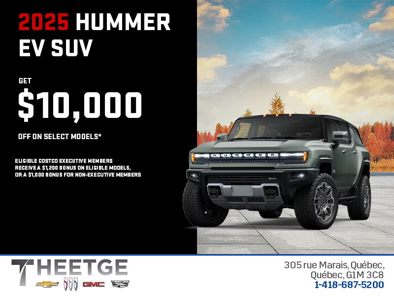The 2025 GMC Hummer EV SUV