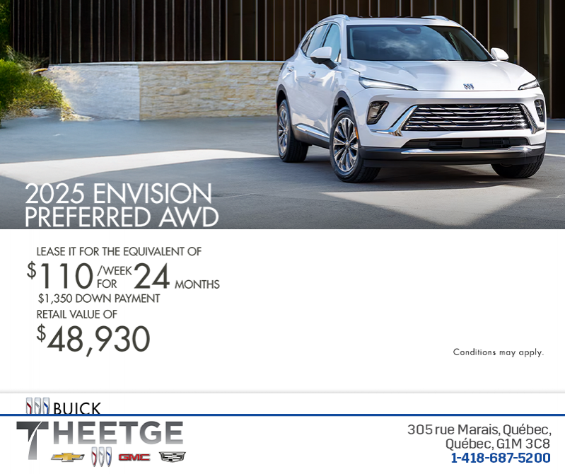 Get the 2025 Buick Envision Preferred AWD