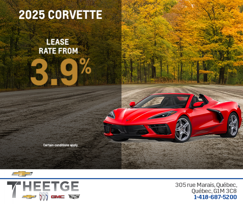 Get the 2025 Chevrolet Corvette