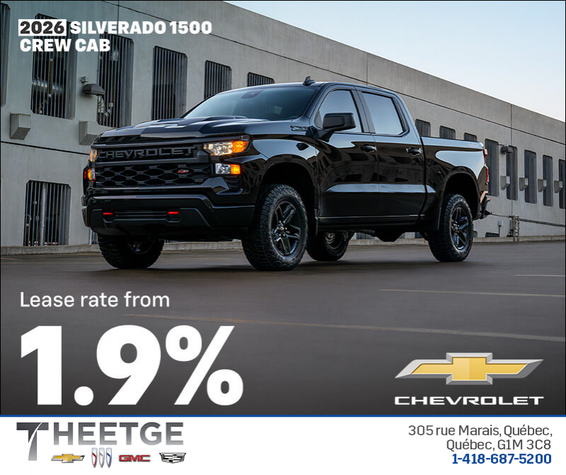 Get the 2026 Chevrolet Silverado 1500