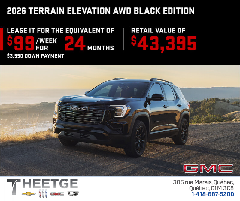 The 2026 GMC Terrain