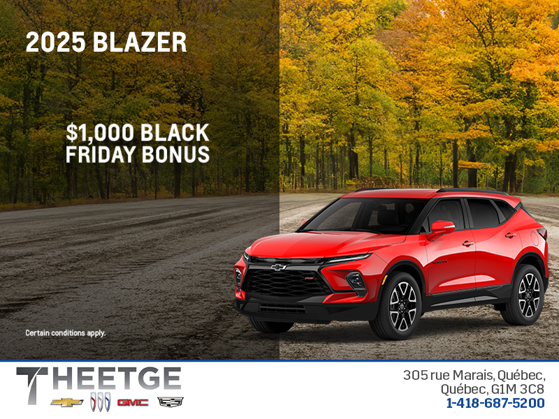 Get the 2025 Chevrolet Blazer