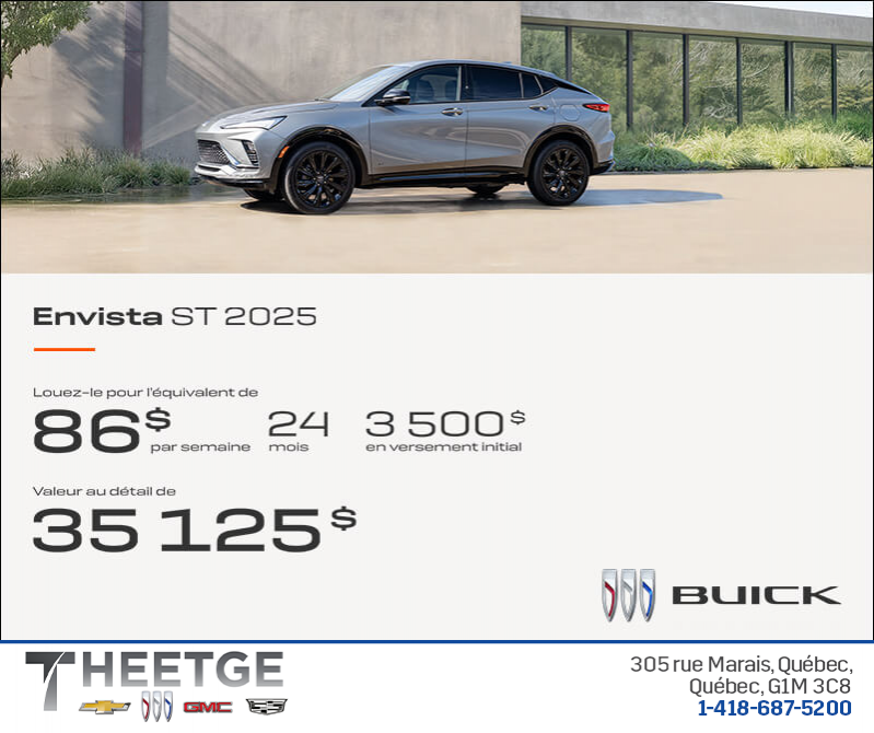 Procurez-vous la Buick Envista 2025