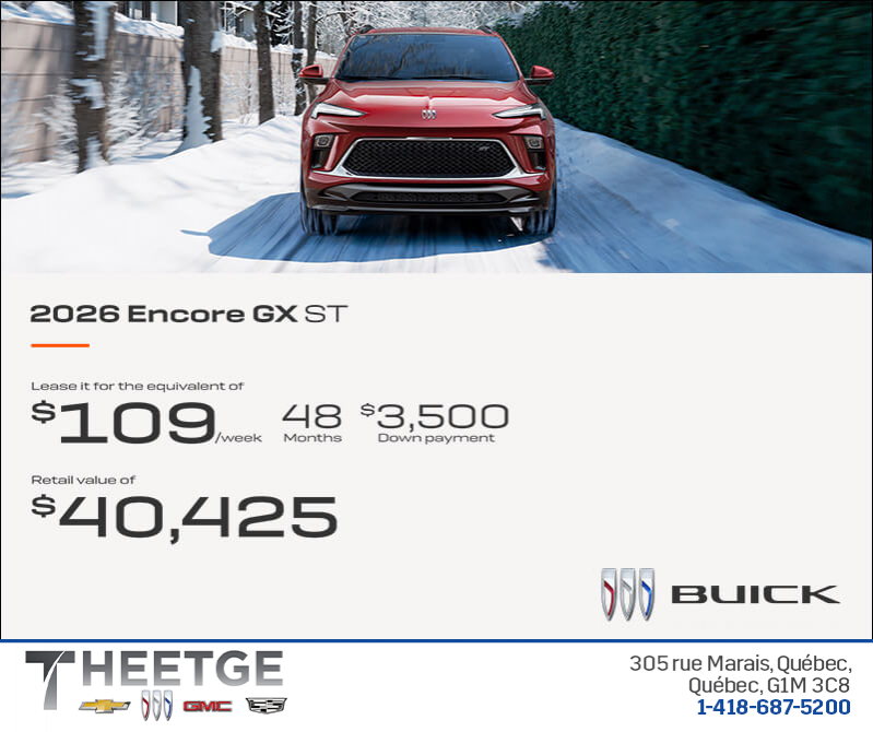 Get the 2026 Buick Encore GX