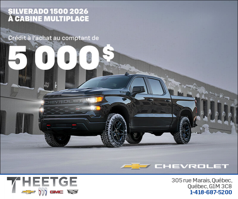 L'événement du mois Chevrolet