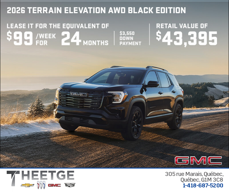 The 2026 GMC Terrain