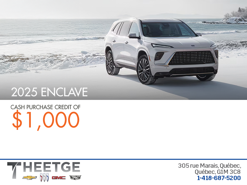 Get the 2025 Buick Enclave