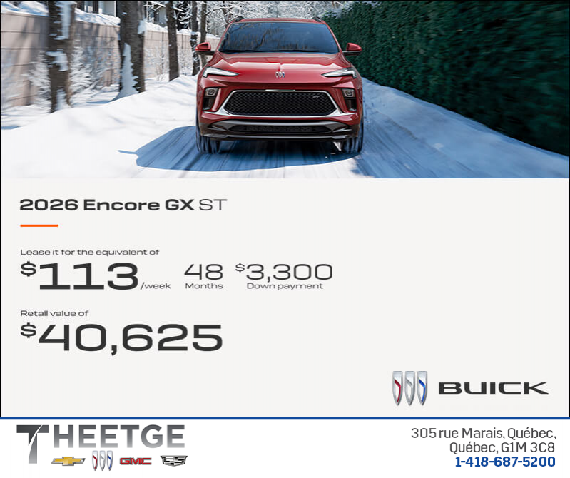Get the 2026 Buick Encore GX